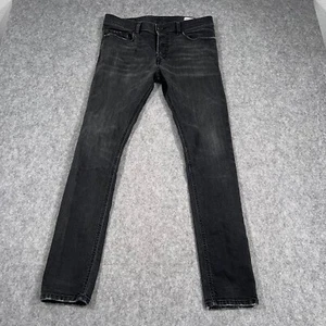 Jeans Diesel Negro Gris Lavado Denim Tepphar Slim Zanahoria Para Hombre Talla 32x31* - Imagen 1 de 9