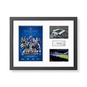 Everton Goodison Park Last Game 1892-2025 Programme Framed Display - Picture 1 of 1
