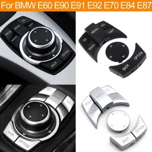 Central Multimedia CIC i-Drive Control Button Kit For BMW 3S 5S X1 X5 X6 E60 E61 - Picture 1 of 12