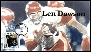 1999 FDC- Kansas City Chiefs Len Dawson GREAT SOUTHERN COVERS Cachet