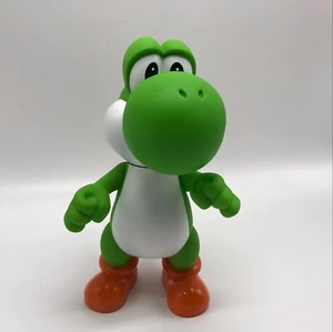 New Super Mario Bros. Green Yoshi Doll PVC Plastic Action Figure Toy 9.5" - Picture 1 of 6