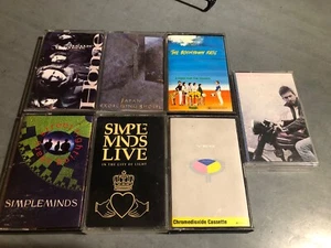 1980s Cassette Tapes X7 Vocal Groups Yes Prefab Sprout Hothouse Simple Minds Rat - Picture 1 of 9