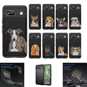 Custodia per [Pixel 9 /Pixel 9 PRO][Flex TPU Fibra SET9] cover sottile testurizzata - Foto 1 di 61