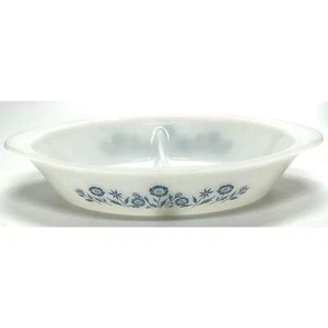 Vintage Glasbake Divided Casserole Dish 12" X 8.5" X 2" - Picture 1 of 6