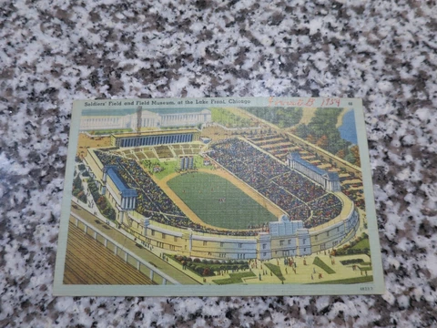 Solider Field Postcard Chicago Illinois Chicago Bears Cover