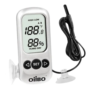 Reptile Tank Digital Thermometer Hygrometer with Alarm,High Precision Sensitive - Picture 1 of 8
