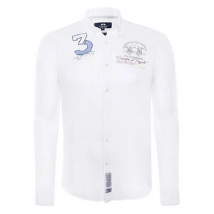 LA MARTINA Camicia Uomo Oxford Stretch Colore Bianco - Manica Lunga - Slim Fit - Bild 1 von 5