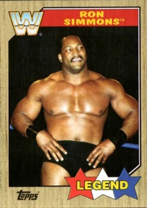 Tarjeta de lucha libre 2017 Topps WWE Heritage #90 Ron Simmons LGD MALDITA - Imagen 1 de 2