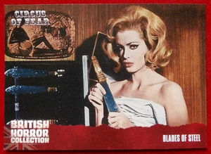 BRITISH HORROR - Tarjeta #89 - Circus of Fear - Blades of Steel - Imagen 1 de 2