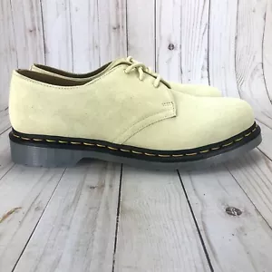 Dr Martens 1461 Iced Oxford Shoes 3 Eye Beige Cream EH Suede Mens Size 11 - Picture 1 of 10