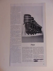 Mercury 1964 una flota de motores fueraborda anuncio impreso vintage - Imagen 1 de 1