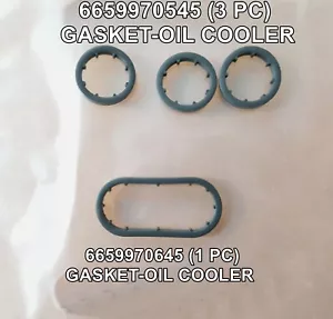 OEM Oil Cooler Gasket 4PC Ssangyong Rodius Actyon Kryon Rexton D20DT D27DT - Picture 1 of 1