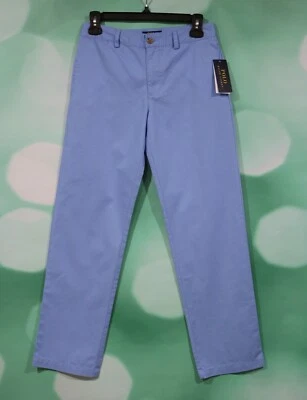 Polo Ralph Lauren Boys Size 14 Blue Cotton Twill Chino Pants - Image 1 of 4