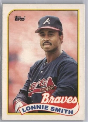 1989 Topps Traded Baseball #114T Lonnie Smith - Image 1 of 2