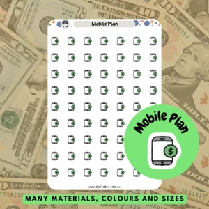 Mobile Plan Planner Stickers - Picture 1 of 4