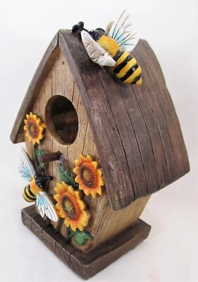 Abeja Jardín Pajarera Resina Uso Exterior Foto 1 de 2