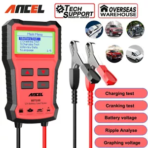Universal 12V Digital Car Battery Tester Alternator Automotive Battery Tester AU - Picture 1 of 13