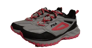 FILA Kids Vicer Pro Sneakers Silver/Fuchsia /Black- Kids Sz. 3.5M/Wos. Sz. 5.5M - Picture 1 of 16