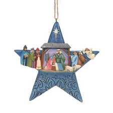 Jim Shore Nativity Star Ornament. Polyresin Heartwood Creek 6009696