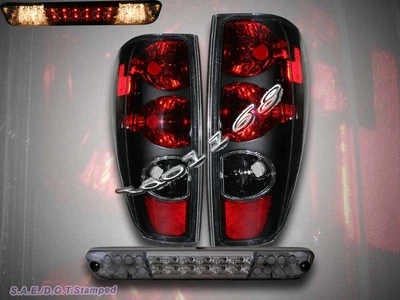 04-12 LUCES TRASERAS CHEVY COLORADO / GMC CANYON NEGRAS + 04-08 LUZ DE FRENO LED PEINE Foto 1 de 2