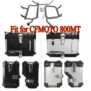 Caja de equipaje lateral de motocicleta alforja Top Case Storage Trunk para CFMOTO 800MT - Imagen 1 de 11