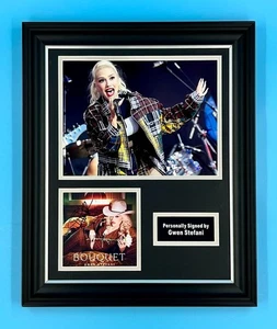 Gwen Stefani signed Foto gerahmt & COA Memorabilia Autogramm Auto Bouquet Poster - Bild 1 von 8