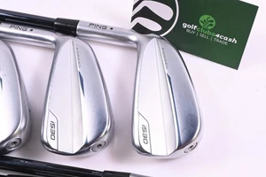 Left Hand Ping i530 Irons / 5-PW+GW / Black Dot / Regular Flex UST Recoil Dart - Picture 1 of 7