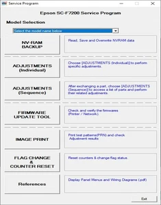 Service Program SureColor F7200, SC-F7200✅ OnePc ⭐⭐⭐⭐⭐ - Zdjęcie 1 z 2