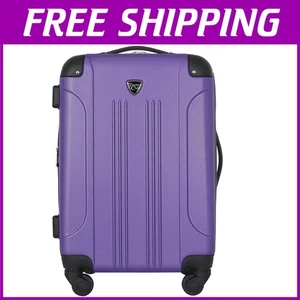 Chicago Hardside Spinner Set di bagagli - 20" Trasporto, Viola - Foto 1 di 11