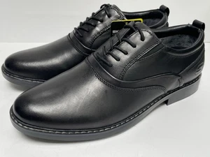 SKECHERS schwarze Lederschuhe UK 7 Smart Memory Foam Work BREGMAN VELSOM EU 41 - Bild 1 von 13