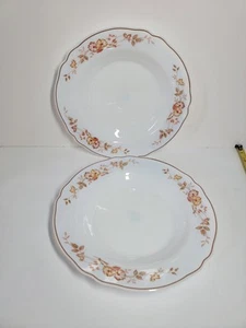 Arc Arcopal France Set of 2 Milk Glass Opaque Soup Salad Bowl - Picture 1 of 10