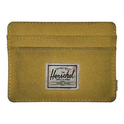 Cartera con tarjetero de lona amarilla Herschel Foto 1 de 4