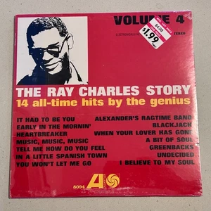 SEALED!! Ray Charles "The Story Volume 4" 14 All Time Hits LP Atlantic 8094 - Picture 1 of 7