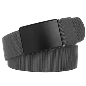 Grauer Stretch Gürtel für Übergröße Herren Atmungsaktiv Nylon Stoff Bequeme Passform - Bild 1 von 12