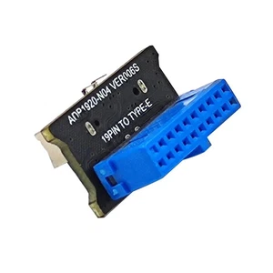 Vertical USB 3.1 Front Panel Socket Key-A Type-E to USB 3.0 20Pin Header Adapter - Zdjęcie 1 z 16