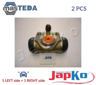67208 DRUM WHEEL BRAKE CYLINDER PAIR REAR JAPKO 2PCS FOR TOYOTA CELICA,COROLLA - Image 1 of 4