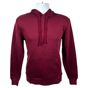 Sudadera con capucha pulóver polar acogedora ecológica ultra suave (grosella) para hombre - Imagen 1 de 5