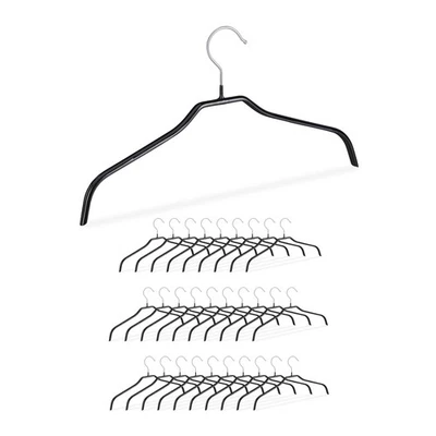 Grucce antiscivolo Stampelle in metallo 5 kg 70 g Grucce appendiabiti - Immagine 1 di 2