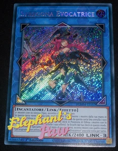 Yugioh - Stregona Evocatrice RARA SEGRETA - BLMM-IT157 1° Edizione - Foto 1 di 1