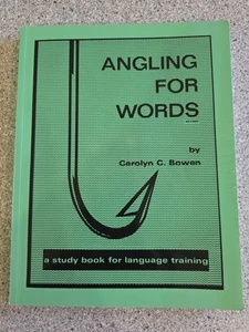 Angling For Words Carolyn Bowen Study Book Language Training - Imagen 1 de 10