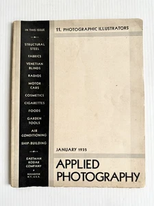 January 1935 Kodak Applied Photography Magazine Photographic Illustrators - Foto 1 di 10
