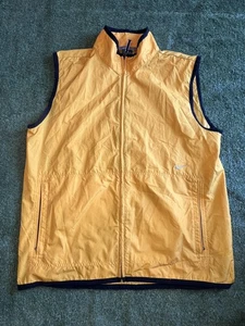 Nike Vest Mens Large Full Zip Sleeveless Windbreaker Lightweight Golf Swoosh - Picture 1 of 6