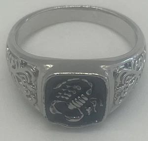 Anello Scorpione Gotico Argento Misura 10 - Foto 1 di 10
