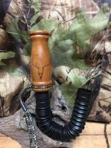 Adjustable Deer Grunt Call - Cherry Wood - Picture 1 of 2