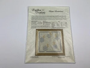 Papillon Creations Winter Wonderland Cross Stitch Pattern Angel Snowflake - Picture 1 of 3