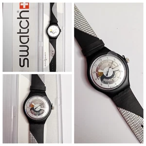 Swatch Automatik Autoquartz Generator Black STZ100C 1998 Armbanduhr - Bild 1 von 8