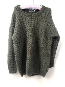 Vintage Wolle Ski Pullover Damen Nordic Heavy Knit S Oversized Fit - Bild 1 von 5