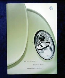 VW New Beetle, Preisliste  v. 09.10.1998 - Picture 1 of 1