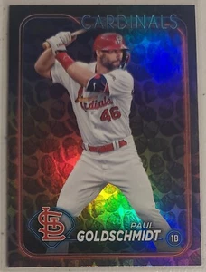 Paul Goldschmidt 2024 Topps Series 1 #46 Spring Foil Easter Egg Parallel - STL - Picture 1 of 2