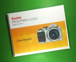 Owners Manual for Kodak PixPro AZ361 Camera 95 Pages W/Clear Covers! - Picture 1 of 1
